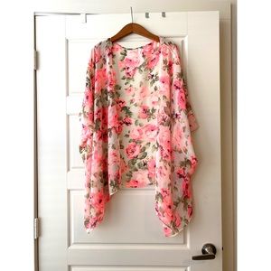Floral Roses Kimono | Pinkblush